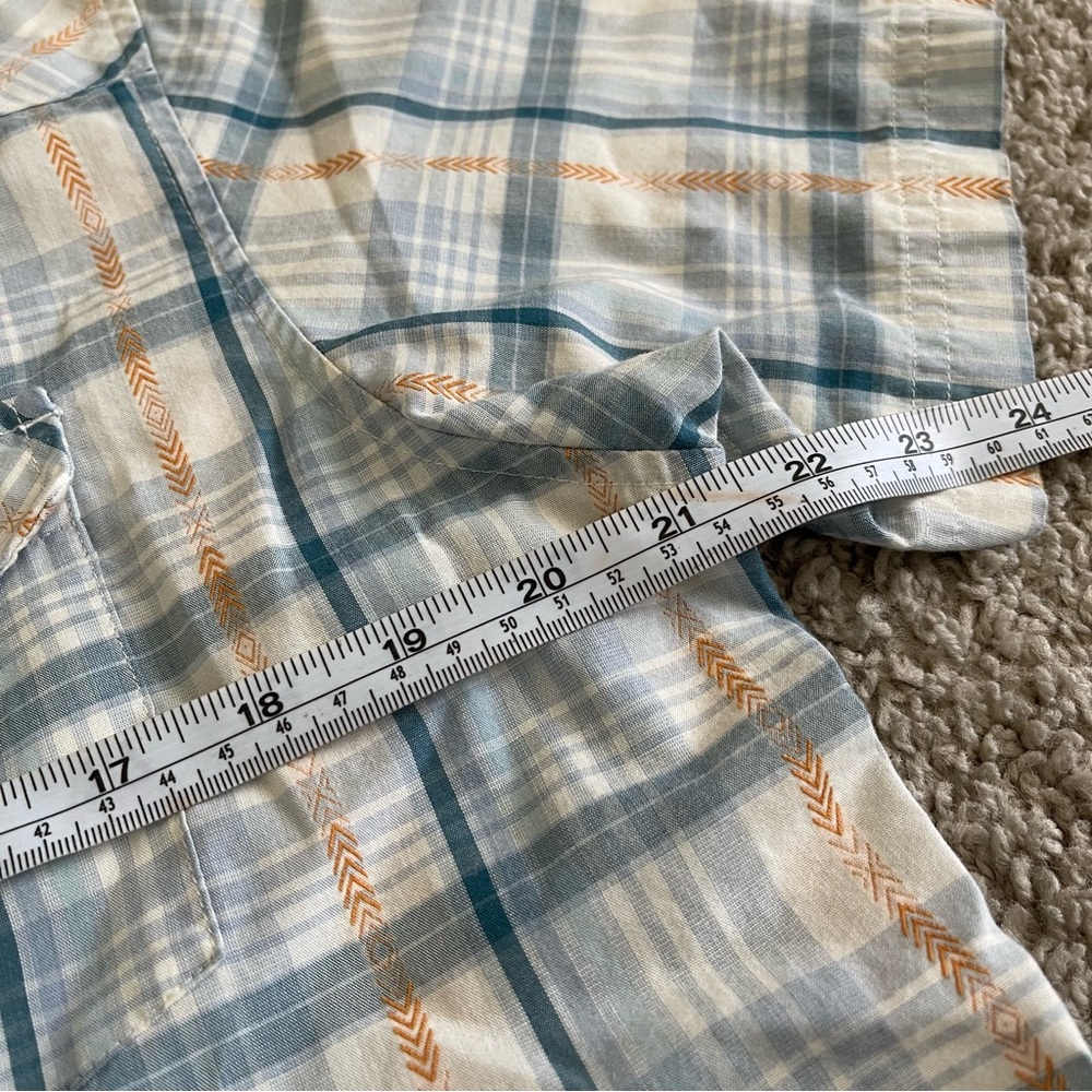 Howler Bros Plaided Button Down Short Sleeve West… - image 4